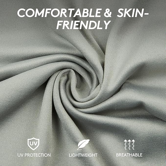 Neck Gaiter Bandana Face Mask: 6 Pack Cooling Gator Mask Ski Neck Scarf Breathable Face Cover Balaclava