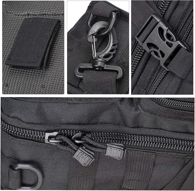 hopopower Tactical Sling Bag Pack Military Rover Shoulder Backpack EDC Assault Range Bag, Water-Resistant