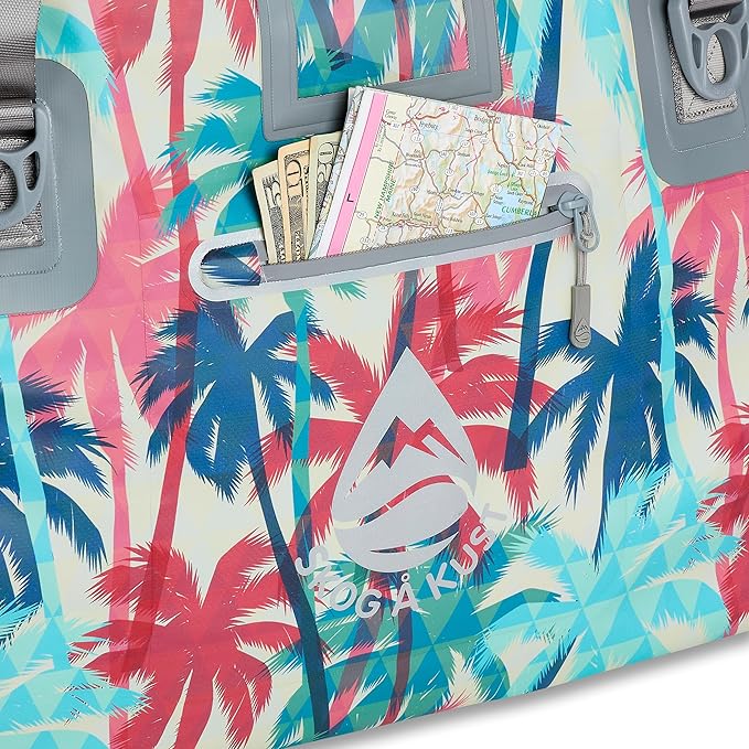 Skog Å Kust Duffelsak Heavy Duty Waterproof Duffel - Gear Bag for Sports, Travel, & More - 60L Palm