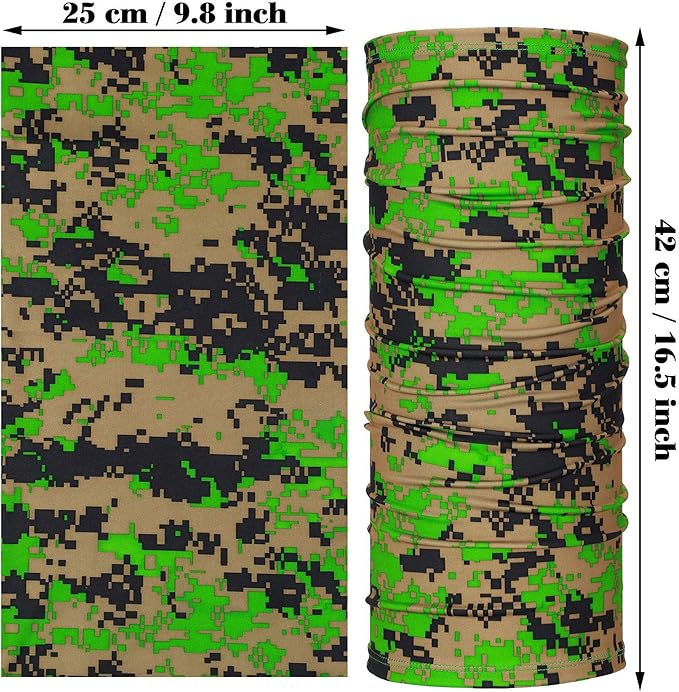 Geyoga Winter Face Mask for Men UV Protection Mask Sunscreen Breathable Windproof Neck Gaiters Scarf Fishing Cycling Running