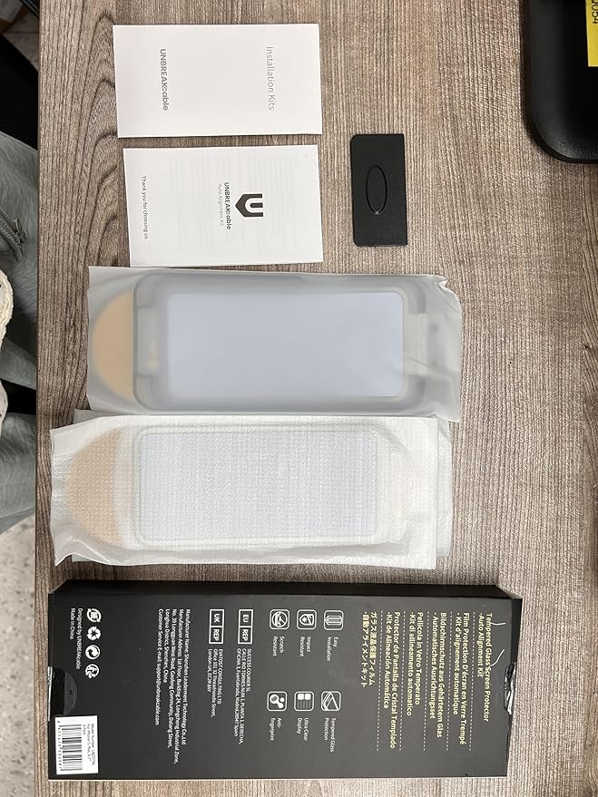 UNBREAKcable 3-Pack Screen Protector for iPhone 15 Plus Tempered Glass - [One-Pull Perfection] [Auto Dust-Elimination] [9H+ Hardness] [99.99% HD Clear] Full Coverage for iPhone 6.7 inch