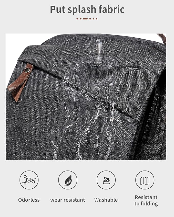 Messenger bag for Men,Small Sling Crossbody Backpack Shoulder Bag for Men Women,canvas Strap Backpack Sling Bag