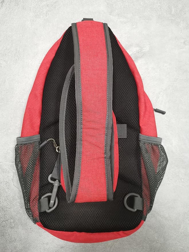 WATERFLY Crossbody Sling Backpack Sling Bag Travel Hiking Chest Bag Daypack