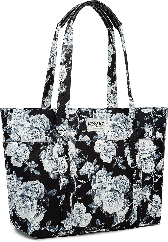 Kinmac Women's Laptop Tote Bag Top Handle Handbag Work Bag for Laptop Computer Up to 15.6 inch