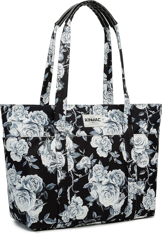 Kinmac Women's Laptop Tote Bag Top Handle Handbag Work Bag for Laptop Computer Up to 15.6 inch