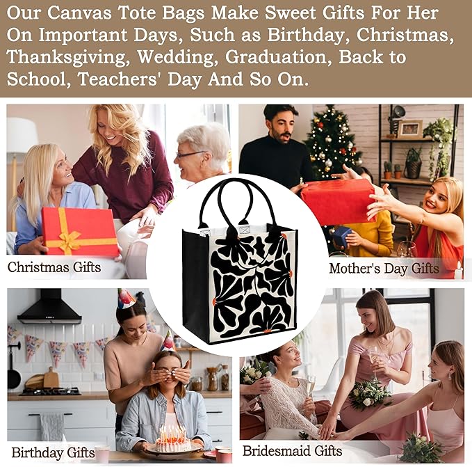 ONDTOM Travel Gifts Bag, Scotland Lover Gifts, Simple Modern Beach Bag, Birthday Christmas Retirement Gifts for Women