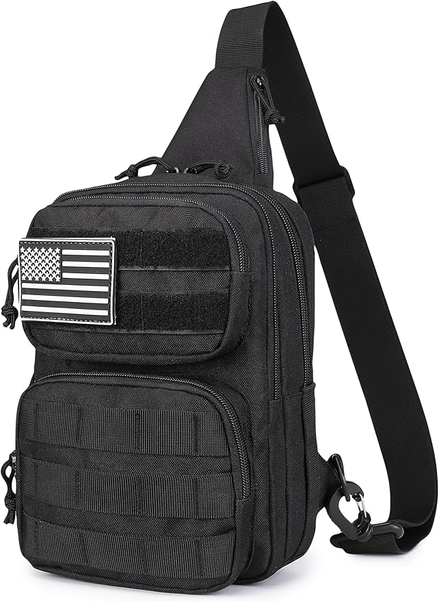 Wotony Tactical Crossbody Bag for Men - Durable Sling Bag with Cross Body Design EDC Shoulder bag