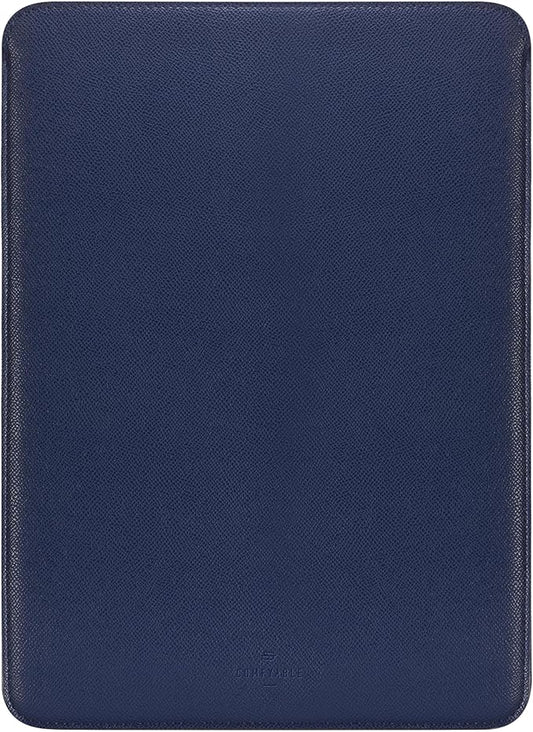 Comfyable Laptop Sleeve 15 Inch Precisely Compatible with MacBook Air 15" M4 2025 A3241 & M3 2024 A3114 & M2 2023 A2941, Faux Leather Cover Case, Midnight Blue