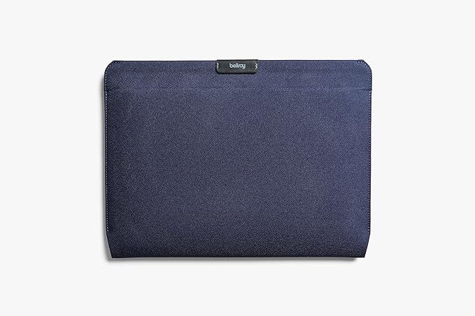 Bellroy Laptop Sleeve (Fits 14 Inch Laptop or MacBook, Slim Protective Case with Magnetic Closure) - Navy