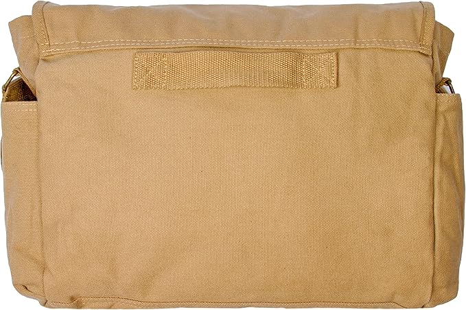 Sweetbriar Classic Vintage Messenger Bag - Original Heavyweight Cotton Canvas Shoulder Bag with Upgraded Features