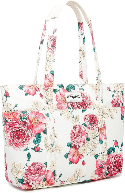 Kinmac Women's Laptop Tote Bag Top Handle Handbag Work Bag for Laptop Computer Up to 15.6 inch