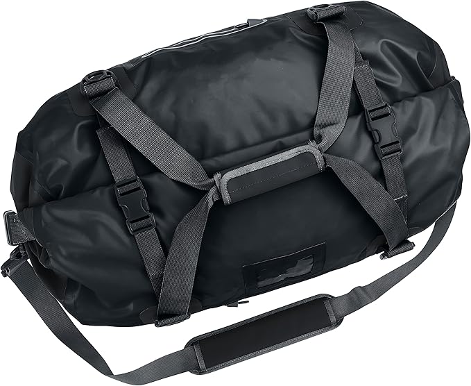 Skog Å Kust Duffelsak Heavy Duty Waterproof Duffel - Gear Bag for Sports, Travel, & More - 40L Black