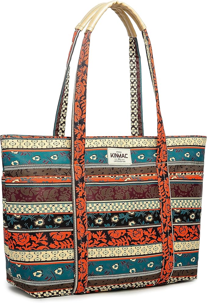 Kinmac Women's Laptop Tote Bag Top Handle Handbag Work Bag for Laptop Computer Up to 15.6 inch