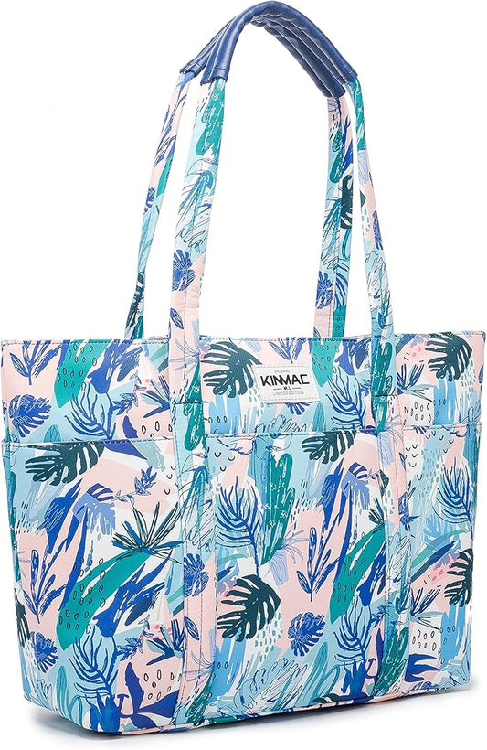 Kinmac Women's Laptop Tote Bag Top Handle Handbag Work Bag for Laptop Computer Up to 15.6 inch