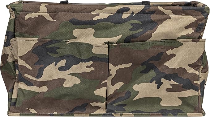 Household Essentials Camo Krush Container All-Purpose Utility Tote with Pockets