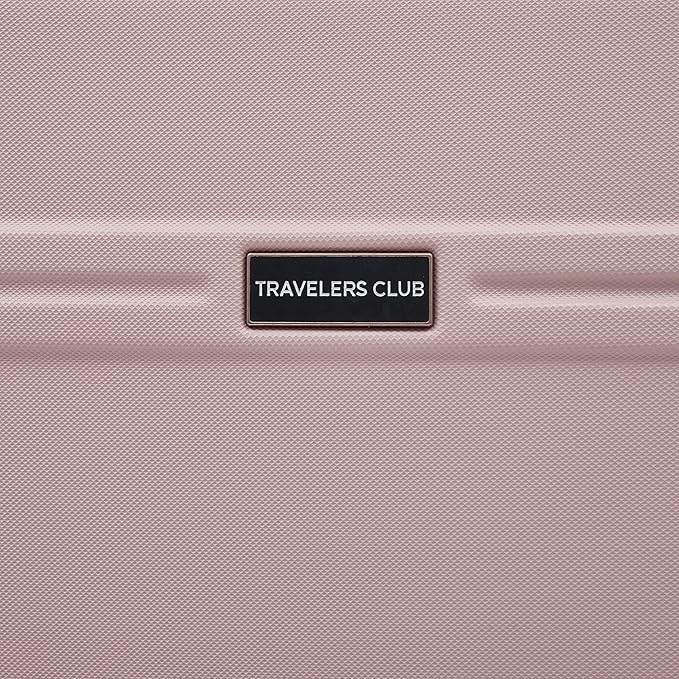 Travelers Club Skyline Spinner Luggage, Filmy, 22-Inch Carry-On
