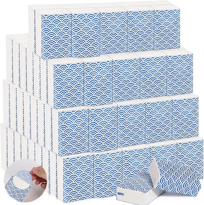 120 Pack Pocket Tissues 1200 Sheets Small Mini Travel Size Tissue Packs 3 Ply Unscented with Unique Embossing Process Individual Portable Tissue Pack for Purse Travel Camping