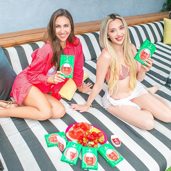 PAMMI Hand Sanitizer Spray Travel Size - Mini Scented Hand Sanitizer Spray Quicky Dry, Pocket Scented Hand Saniztier - 600-Sprays (2 Packs (Strawberry Watermelon))