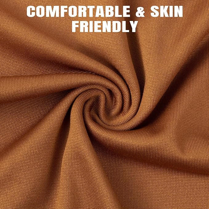 HONGTEYA 6 Pack Neck Gaiter Face Mask: Breathable Windproof Face Cover Balaclava High Elastic Earloop Bandana for Men Women
