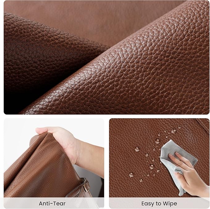 befen Genuine Leather Tote Bag for Women Large Work Tote Purse with Zipper Leather Shoulder Handbags with Adjustable Strap