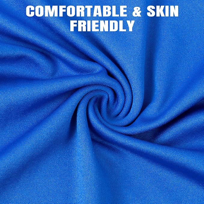 HONGTEYA 6 Pack Neck Gaiter Face Mask: Breathable Windproof Face Cover Balaclava High Elastic Earloop Bandana for Men Women