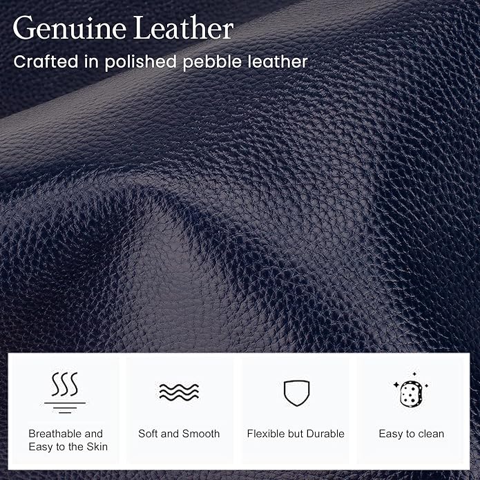 befen Genuine Leather Small Sling Bag for Women Anti-Theft Crossbody Chest Bags Fanny Packs for Travel with RFID Card Slots