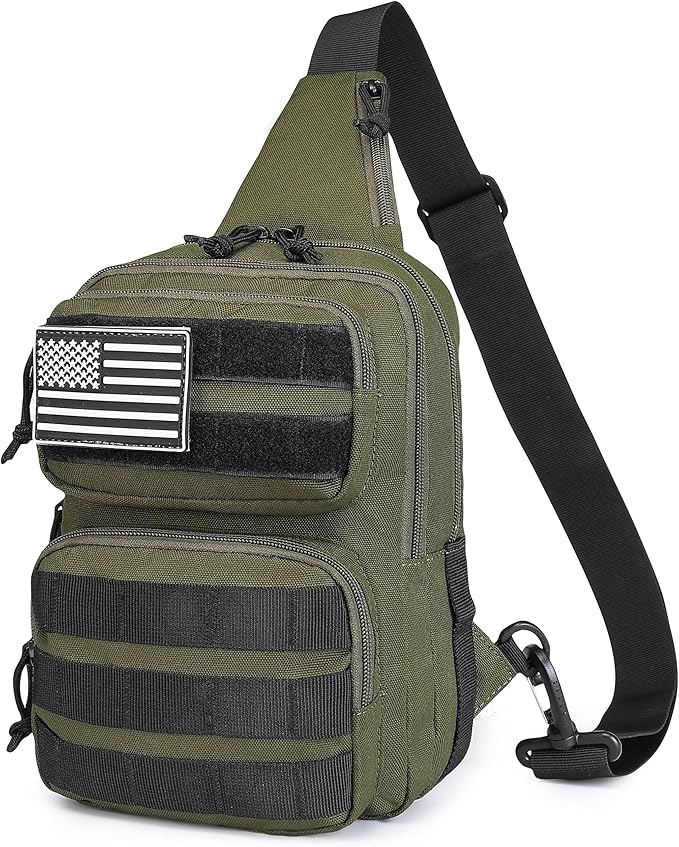 Wotony Tactical Crossbody Bag for Men - Durable Sling Bag with Cross Body Design EDC Shoulder bag