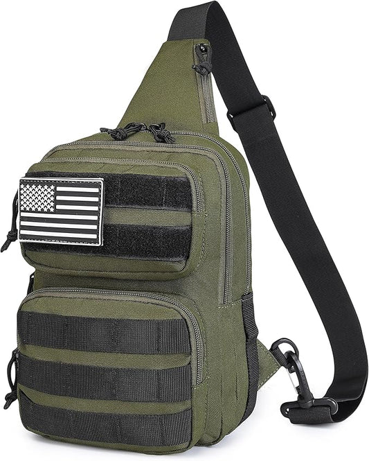 Wotony Tactical Crossbody Bag for Men - Durable Sling Bag with Cross Body Design EDC Shoulder bag