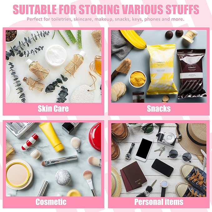 Cheer Chenille Letter Bags Clear Makeup Bag for Travel, Cheerleader Gifts Cosmetic Bag with Handles and Zipper, Nylon & PVC Waterproof Large Cheer Accessories Toiletry Bag for Women