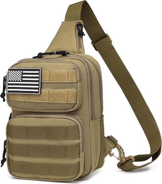 Wotony Tactical Crossbody Bag for Men - Durable Sling Bag with Cross Body Design EDC Shoulder bag