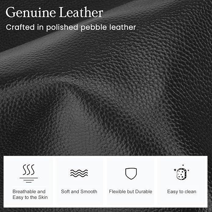 befen Genuine Leather Small Sling Bag for Women Anti-Theft Crossbody Chest Bags Fanny Packs for Travel with RFID Card Slots