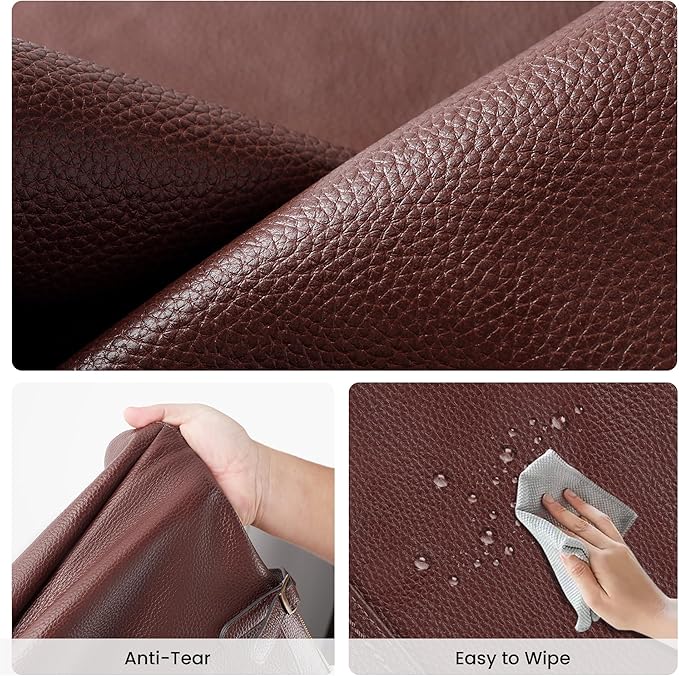 befen Genuine Leather Tote Bag for Women Large Work Tote Purse with Zipper Leather Shoulder Handbags with Adjustable Strap