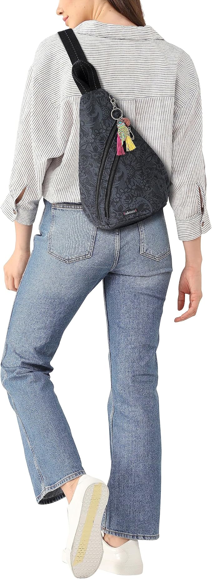 Sakroots Eco Twill, Black Tonal Spirit Desert