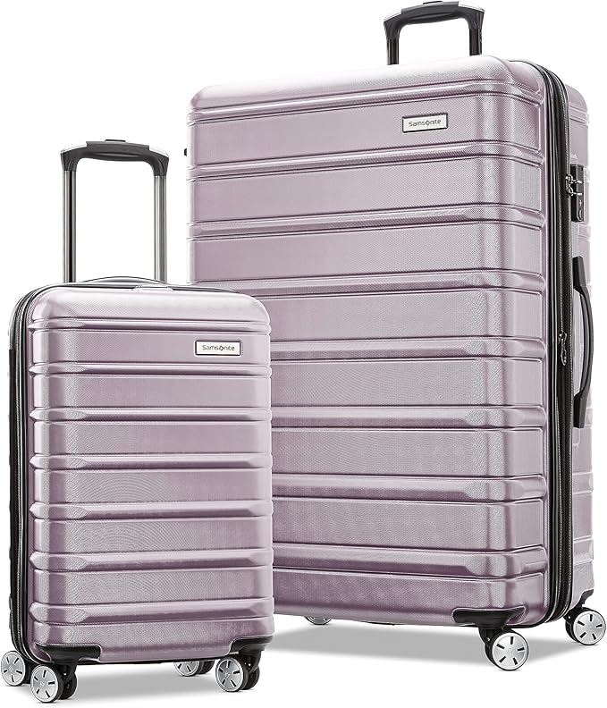Samsonite Omni 2 Hardside Expandable Luggage with Spinner Wheels, ICY Lilac, 2-Piece Set (19/28)