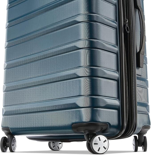 Samsonite Omni 2 Hardside Expandable Luggage with Spinner Wheels, 2-Piece Set (19/28), Nova Teal