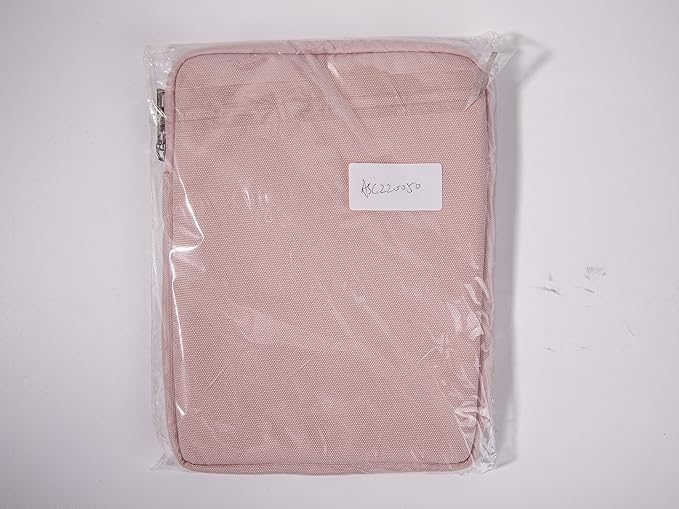 MoKo 7-8 Inch Tablet Sleeve Bag, Polyester Pouch Cover Case Fits iPad mini (A17 Pro) 8.3" 2024, iPad mini 6/5/4/3/2/1, Samsung Galaxy Tab S2 8.0, Tab A 8.0, ZenPad Z8s 7.9,Pink