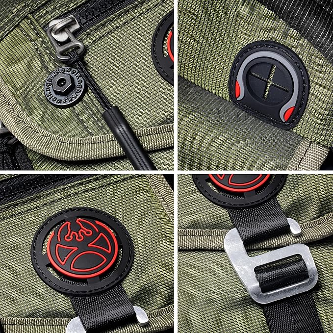 NICGID Sling Bag Chest Shoulder Backpack Crossbody Bags for Tablet Laptop Outdoor Hiking Men Women